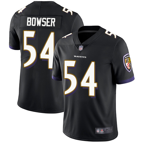 Baltimore Ravens Limited Black Men Tyus Bowser Alternate Jersey NFL Football #54 Vapor Untouchable->women nfl jersey->Women Jersey